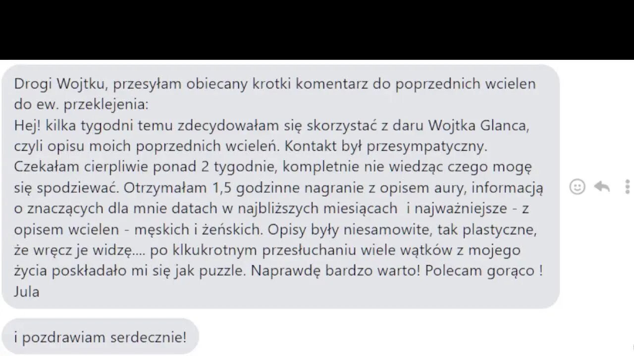 NIBY JAKAŚ ROCZNICA. WIECZÓR Z JASNOWIDZEM. JASNOWIDZ WOJCIECH GLANC ZAPRASZA.