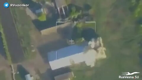 Russian Strike Destroys Ukranainan Positions