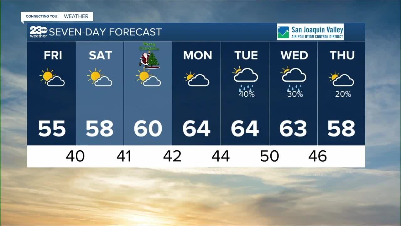 23ABC Weather for Thursday, December 22, 2022