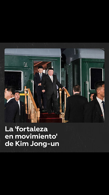 Tren blindado de Kim Jong-un llega a Rusia
