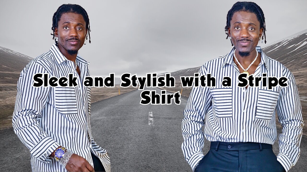 Creating Stylish Silhouettes with a Stripe Shirt