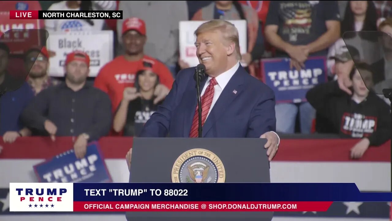 🔴 President Trump in North Charleston, SC