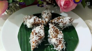 kuih kosui gedik gedik lembut kelapa parut