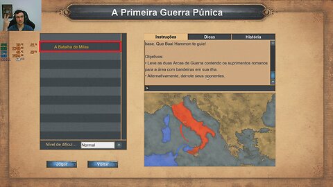 AGE OF EMPIRES 1 - A PRIMEIRA GUERRA PÚNICA - A BATALHA DE MILAS