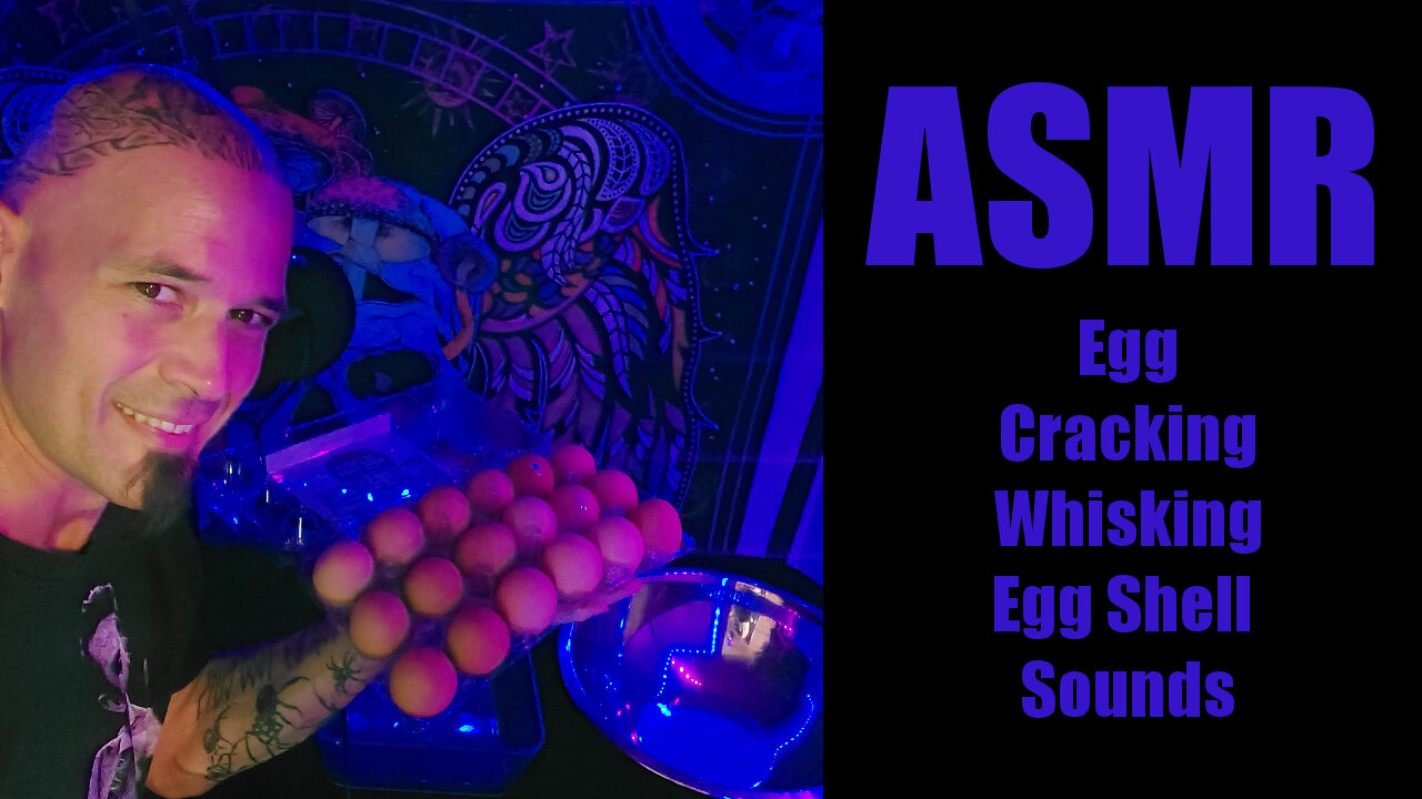 ASMR | Egg Cracking & Whisking with Egg Shell Sounds (No Talking - No Whispering)