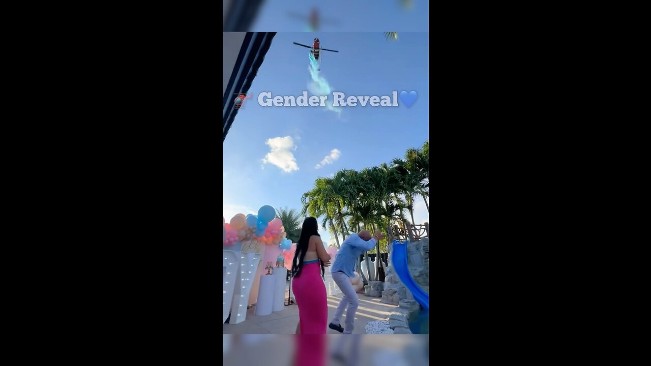 Helicopter 🚁 Gender Reveal💙