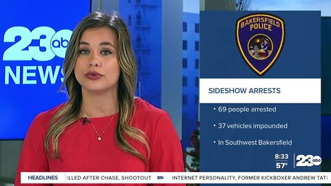 69 arrested in sideshow operation