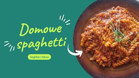 Domowe ala spaghetti z mięsem mielonym i sosem pomidorowym szybki przepis na proste i smaczne danie