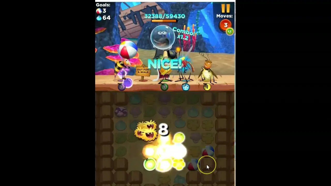 Best Fiends Audio Talkthrough, Level 602: Double the Fun