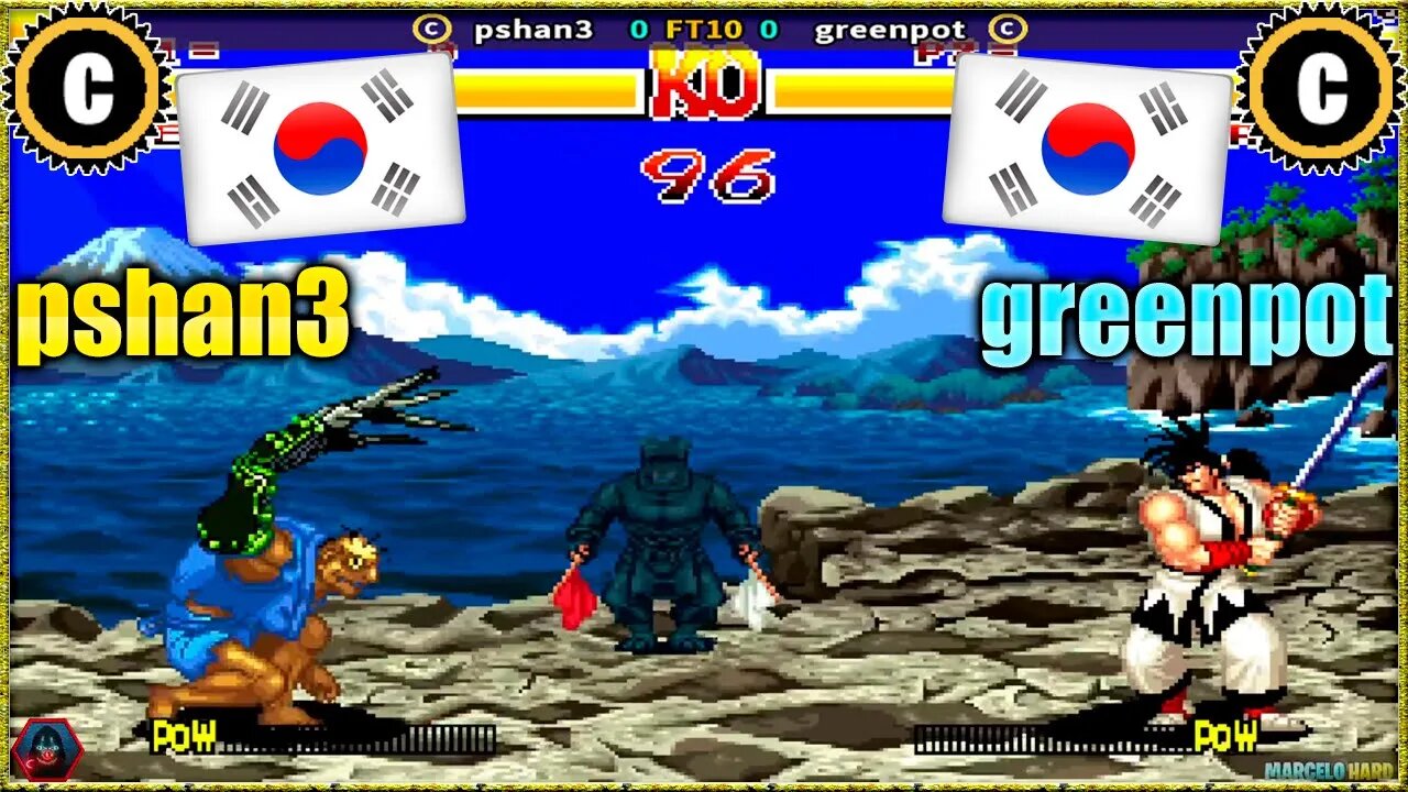 Samurai Shodown (pshan3 Vs. greenpot) [South Korea Vs. South Korea]