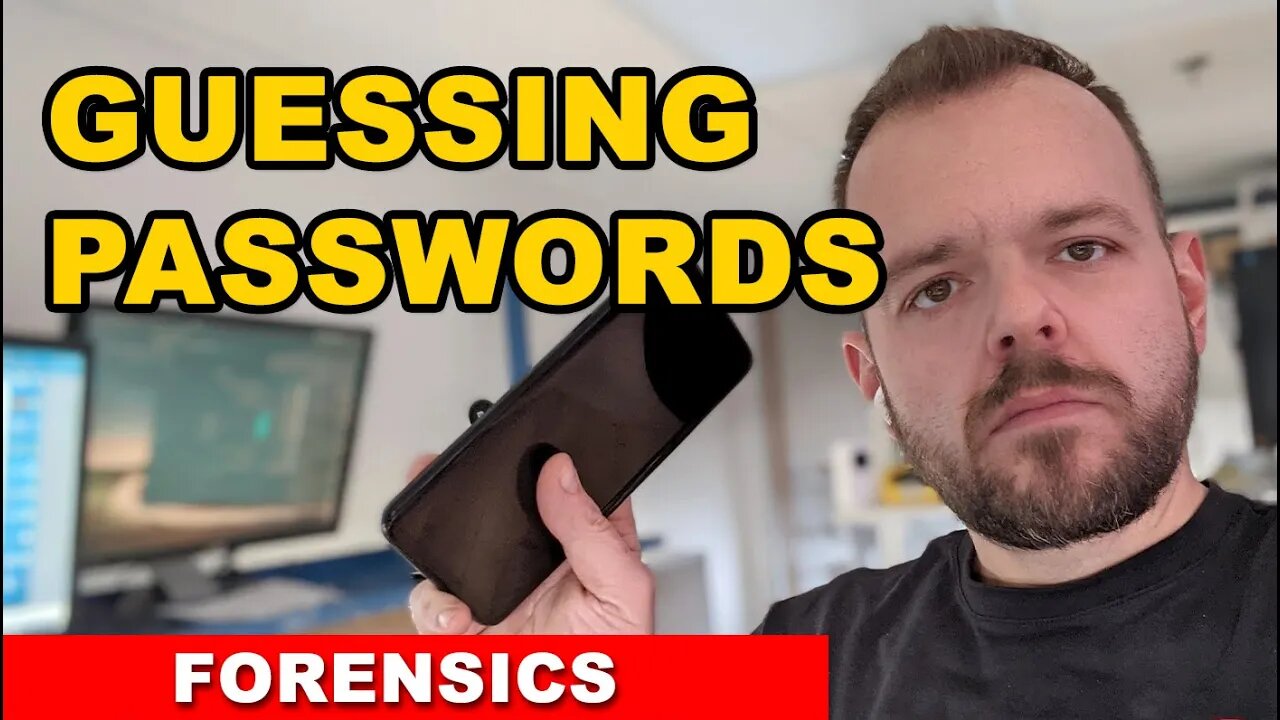 Guessing passwords.