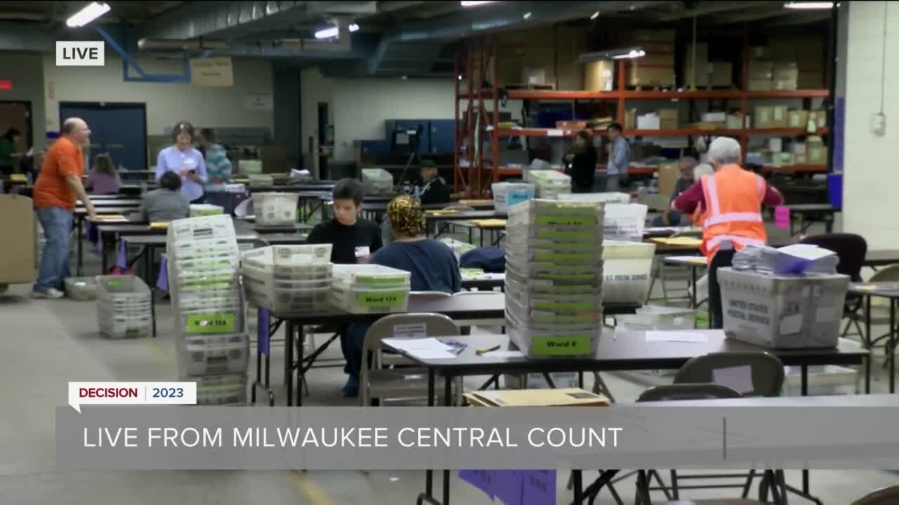 Spring Election: Busy night for election workers in Milwaukee