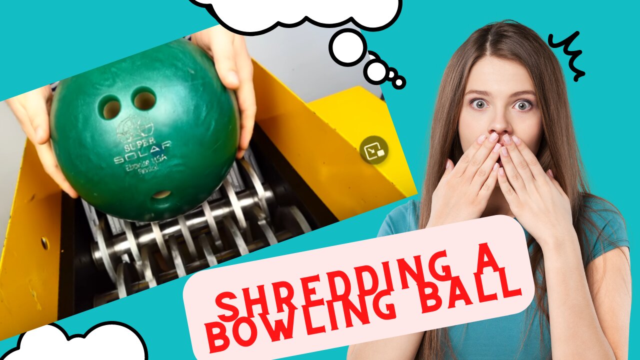 We rebuilt the Shredder to SHRED a BOWLING BALL!