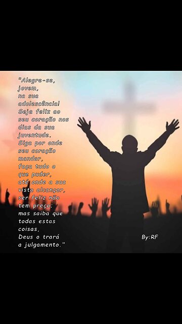 Alegre-se, jovem 2022