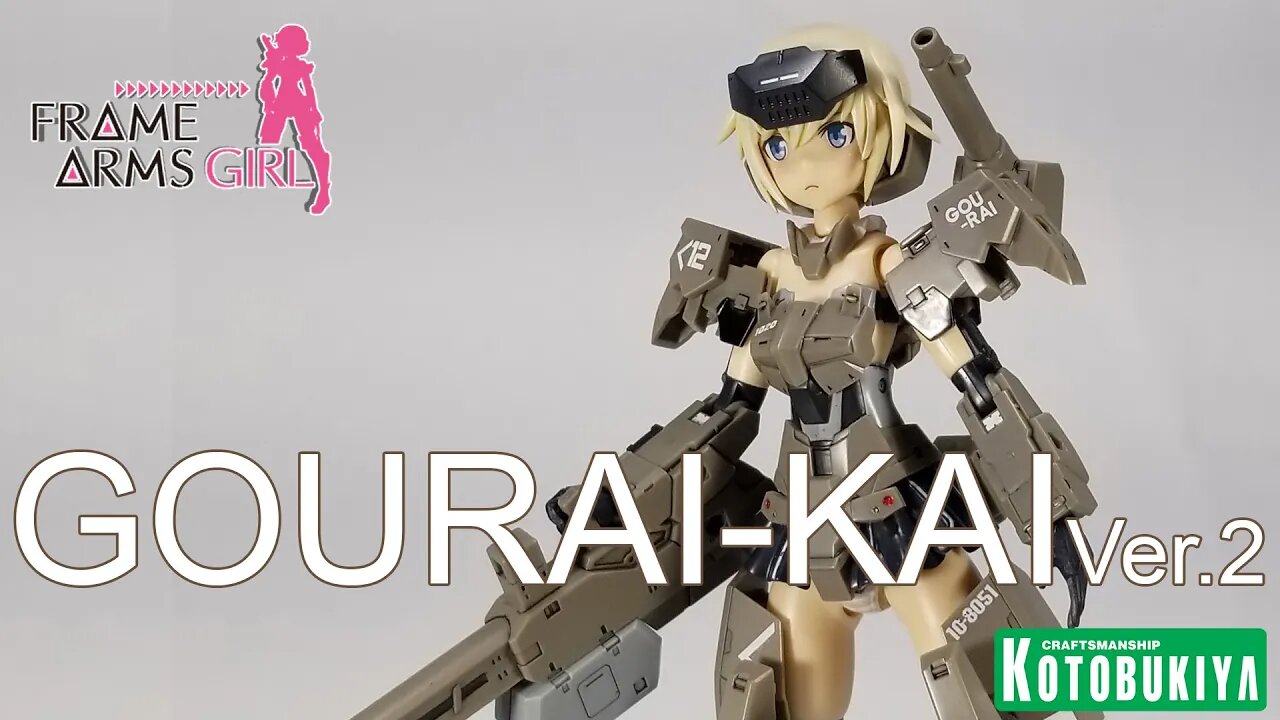 Kotobukiya FRAME ARMS Girl GOURAI-KAI Ver.2 + FRAME ARMS #044 - # 169