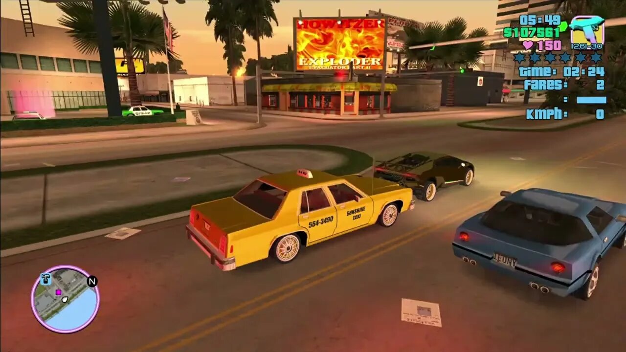 Cruisin' for Chaos: Becoming the Ultimate Taxi Tycoon in GTA Vice City!