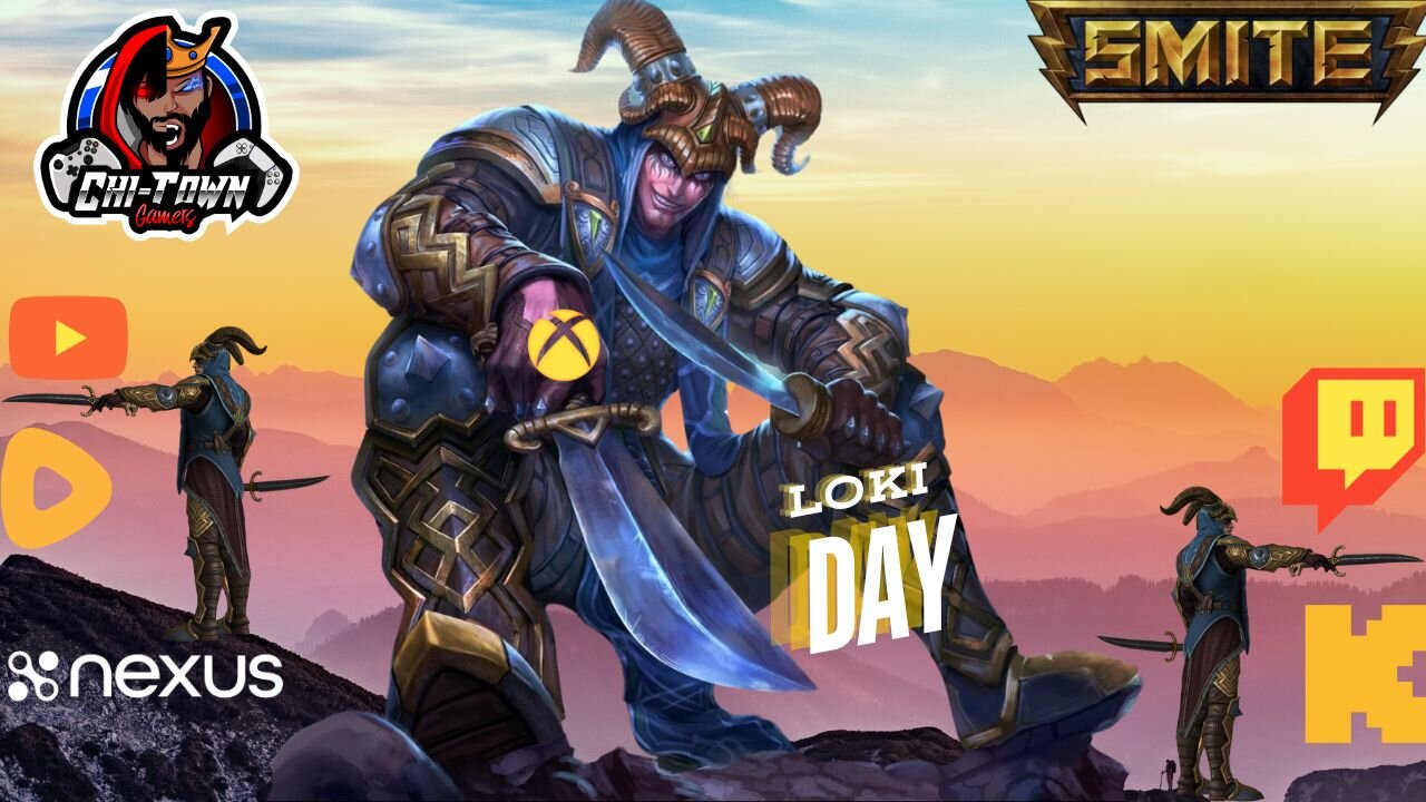 🔴LIVE: SMITE AFTER DARK (Loki Day) Hosted by KingKMANthe1st