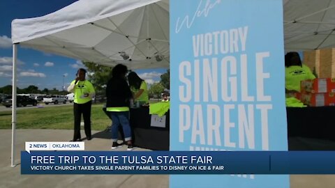 Victory Church takes single parent families to Disney on Ice and Tulsa State Fair