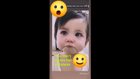 Damn!! You can’t ignore her cuteness...cute baby video