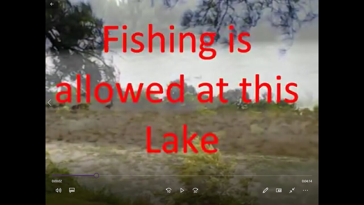Wilcks Lake Video 1