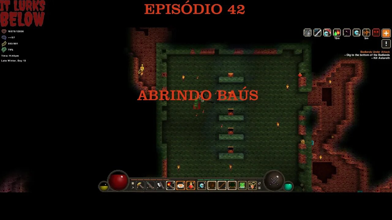 IT LURKS BELOW EP 42 ABRINDO BAUS