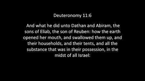 Deuteronomy Chapter 11