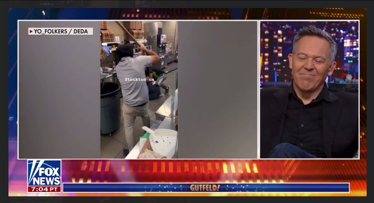 Gutfeld on the thief getting a beating
