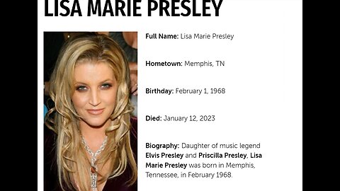 The Lisa Marie Presley scandal