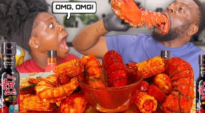 EXTREMELY SPICY seafoods mukbang