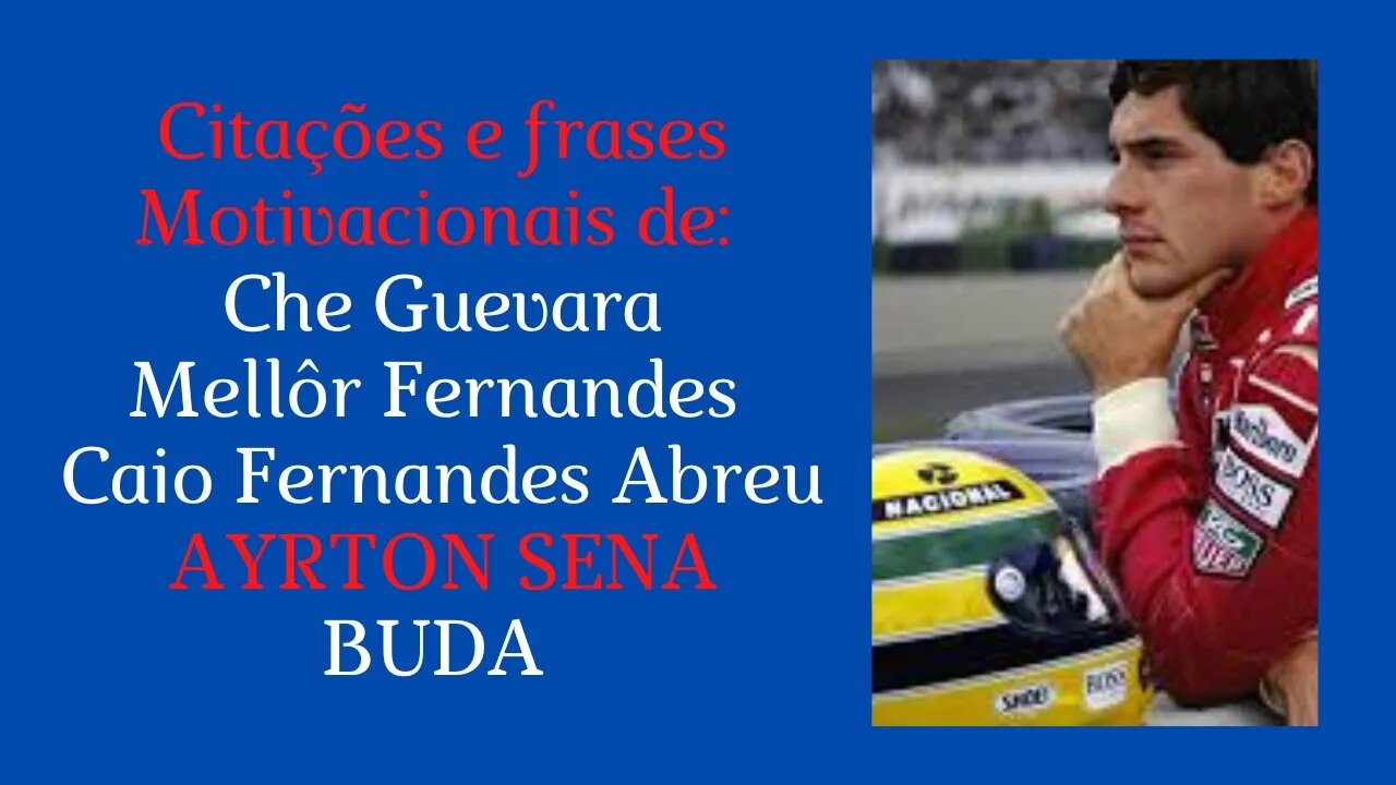 Citaçöes e frases motivacional. AYRTON SENA. Vidéo de Motivaçäo