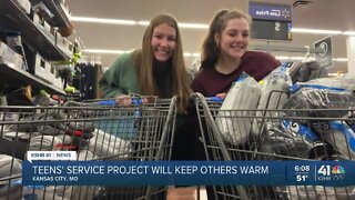 Teens' service project will keep others warm