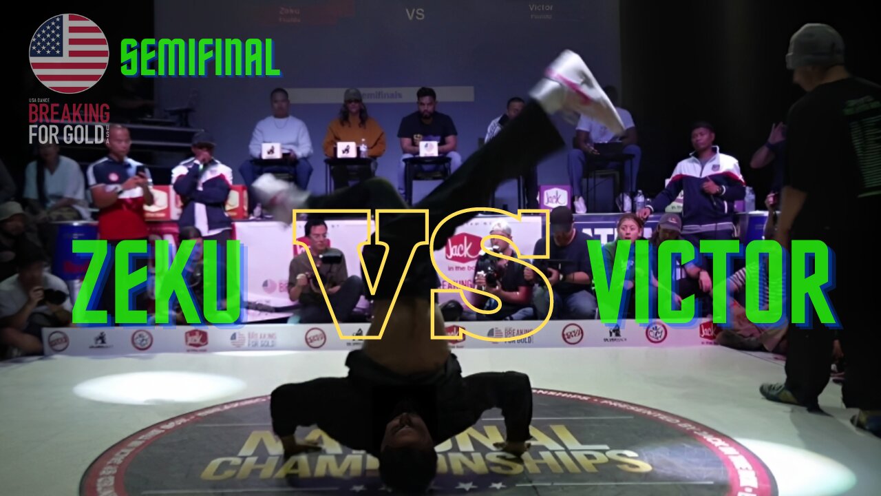 BBOY ZEKU VS BBOY VICTOR | SEMIFINAL | 1 VS 1 | BREAKING FOR GOLD USA 2023