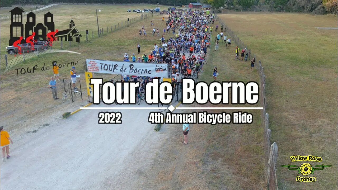 2022 4th Annual Tour de Boerne Bicycle Ride Starting Line #tourdeboerne #donstrangeranch