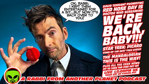 LIVE@5 - WE'RE BACK, BABY!!! Doctor Who!!! Star Trek!!! Star Wars!!!