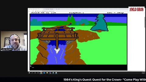 1987 King's Quest Video Game- MLO BROS "Come Play With Me"- OLD VIDEO GAMES