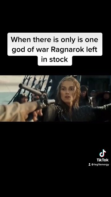 When there is only one god of war Ragnarok left in stock