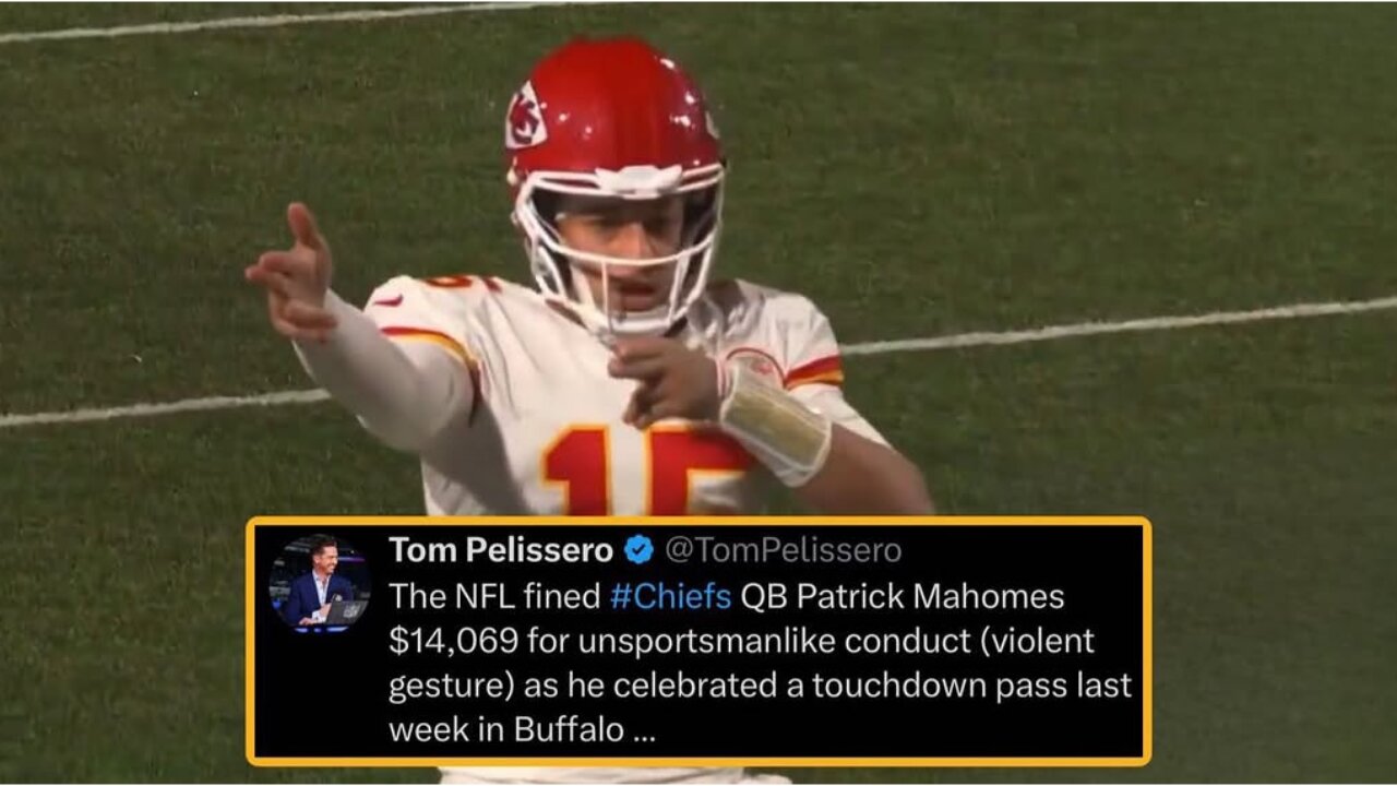 Patrick Mahomes Fined $14K for Controversial Celebration After Chiefs’ First Loss