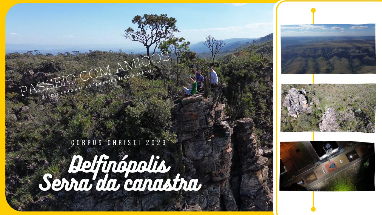 🚁Explorando a Serra da Canastra | Tapetes de Corpus Christi e Diversão com Amigos 😱 | DJI Mini 3🌎