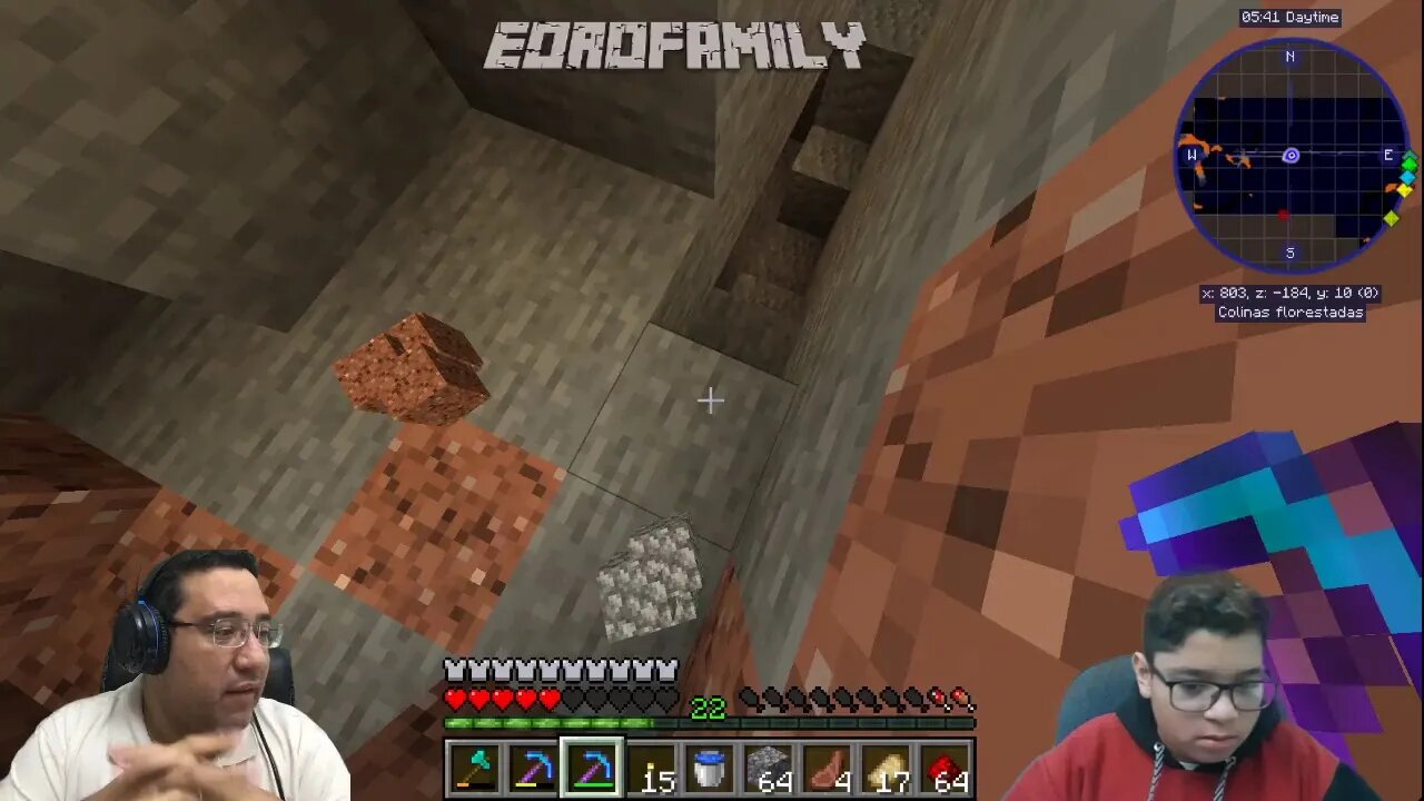 Live de Minecraft 1.15.2 com #eoroper e #pai_eoroper, amigos e Inscritos #15