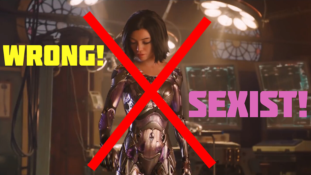 Alita's Design is SEXIST and WRONG! How Alita Should Have Looked... According to the Feminists...