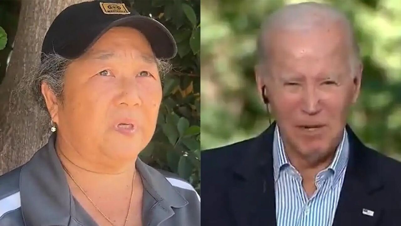 Woman Savages Biden - 'Get On Your F'ing Plane and Go Home!'