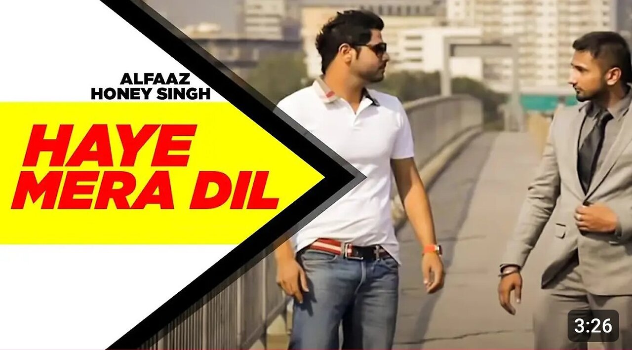 Haye Mera DIL (Full Video) | Alfaaz Feat Yo Yo Honey Singh | Latest Punjabi Song 2024