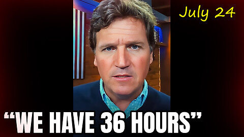 Tucker Carlson "I CANNOT Stop This Anymore"