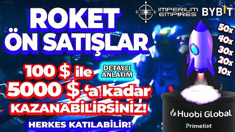 Metaverse Oyunu ile Roket Ön Satışlar Huobi Ön Satış ve Bybit Launchpad Yüksek Kazanç Fırsatları