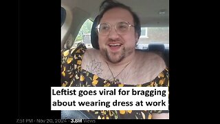 Leftist hairy man goes viral for post bragging about using women's restroom