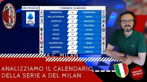 Analizziamo il CALENDARIO della SERIE A del MILAN 24.06.2022