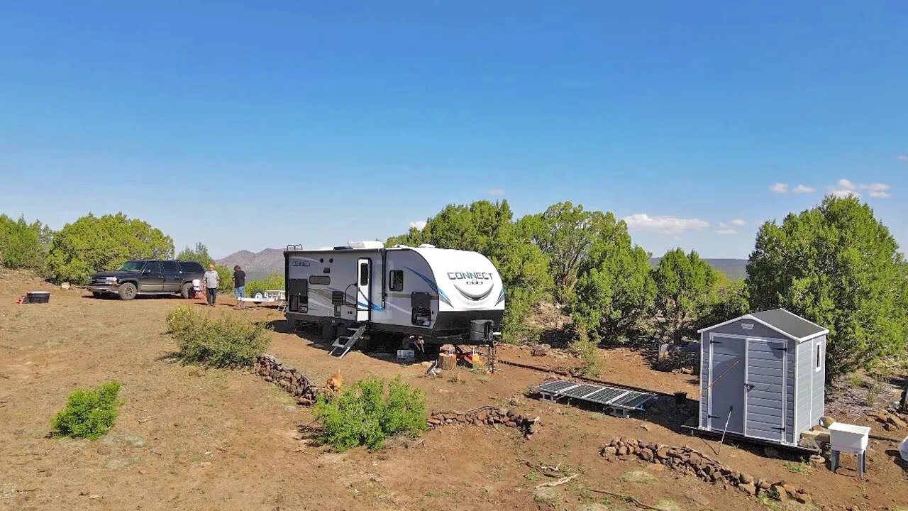 Building our Off Grid Homestead the EASY WAY - Rock Walls, Reclaimed Wood & Off Road Trails