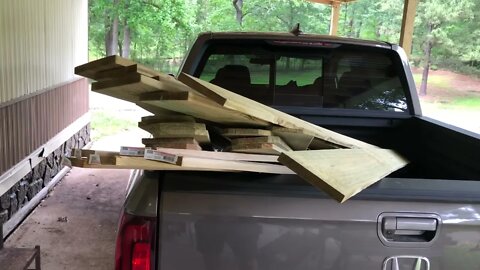 Got lumber and outside cooking hardware