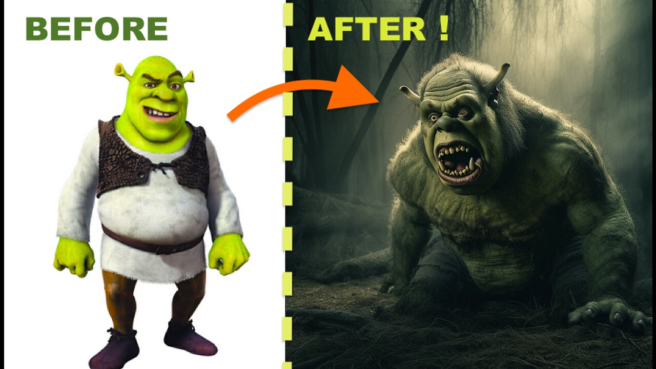 IF SHREK WOULD BE A REAL OGRE