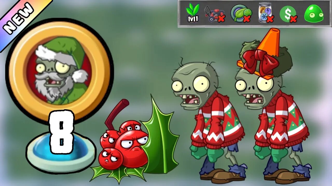 Plants vs Zombies 2 - Feastivus 2023 Level 8 [Plants Lvl 1 & No Premium] + DOWNLOAD